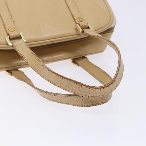 CELINE Hand Bag Leather Beige Gold - Picture 7 of 12